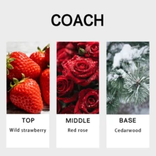 Coach Love Women Eau De Parfum Spray (Red Packaging) 4.5ml/30ml/50ml/90ml  Fruity Floral Notes Authentic Original Long-Lasting Fragrance Women's Perfume - Hương trái cây và hoa - Xem 2