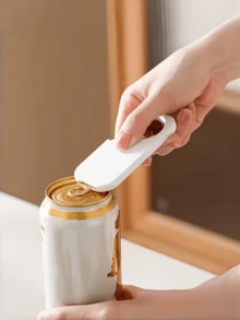 1个不锈钢开瓶器,三合一开瓶盖器,家用厨房开罐器/啤酒瓶盖工具,防滑省力 - 查看 5