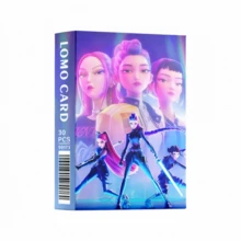 DOBBLE 30张K-Pop动漫全息卡片，2D猎人游戏收藏卡片，生日礼物 - 彩色 - 查看 9