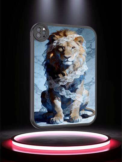 1 chiếc ốp lưng máy tính bảng chống sốc kiểu cổ điển Ba Tư, thiết kế họa tiết ren và vân đá cẩm thạch, tích hợp lớp bảo vệ dày 360 độ chống rơi cho iPad thế hệ thứ 10 10.9 inch, vỏ bảo vệ bằng da di động cho máy tính bảng 10.2 inch.