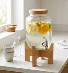 Beverage Ice Bucket & Beverage Dispensers - Transparent - View 1