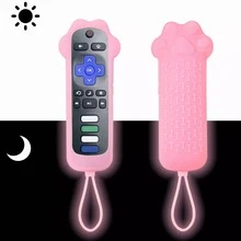 1 chiếc ốp bảo vệ điều khiển từ xa bằng silicon hình móng mèo dễ thương, chống bụi, phát sáng trong bóng tối, có dây đeo, bền chắc, chống rơi vỡ, phù hợp với điều khiển TV, máy nghe nhạc, điều khiển giọng nói, vật dụng thiết thực trong gia đình. - Nhiều màu - Xem 11