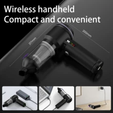 Soplador inalámbrico portátil de 17000PA, alta potencia, mini aspiradora, limpieza con un solo botón, soplador de aire comprimido de cuatro en uno, motor sin escobillas, adecuado para automóvil, hogar, oficina, campamento, teclado de computadora y limpieza de portátil - Aspiradora 108 - Ver 4