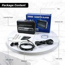 1 buah Pemutar Kaset Portabel Retro - Konverter Kaset ke MP3 dengan Pembalik Otomatis, Daya Ganda (USB/Baterai), Speaker Internal, Pasang & Mainkan, Kompatibel dengan Windows/IOS, Termasuk Earphone, Stereo Hi-Fi, Cocok untuk Perjalanan Nostalgia, Olahraga, Kantor, Melestarikan Koleksi Kaset Vintage - Hadiah Ideal untuk Pecinta Musik - Beraneka warna - View 4