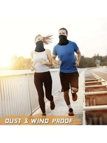 四季通用战术围巾，透气舒适，适合骑行、狩猎、夏季跑步、徒步、滑雪。新款男士全脸防护颈套，防风防晒。 - 彩色 - 查看 4