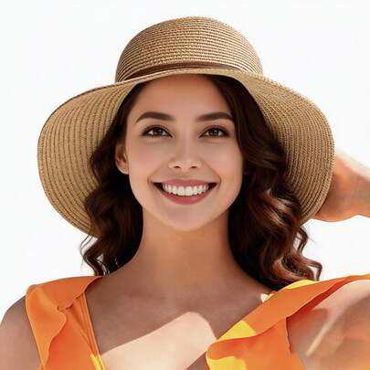 Món đồ thiết yếu cho mùa hè năng động! Mũ rộng vành chống nắng có thể gấp gọn - cuộn lại và cất giữ mọi nơi. Dây đeo cằm chống gió có thể tháo rời cho những ngày gió. Chất liệu rơm cao cấp thoáng khí. Lý tưởng cho du lịch trên tàu biển, những ngày thư giãn bên hồ bơi và khám phá thành phố. Thiết kế được các blogger thời trang yêu thích. Thích hợp cho bãi biển và kỳ nghỉ.