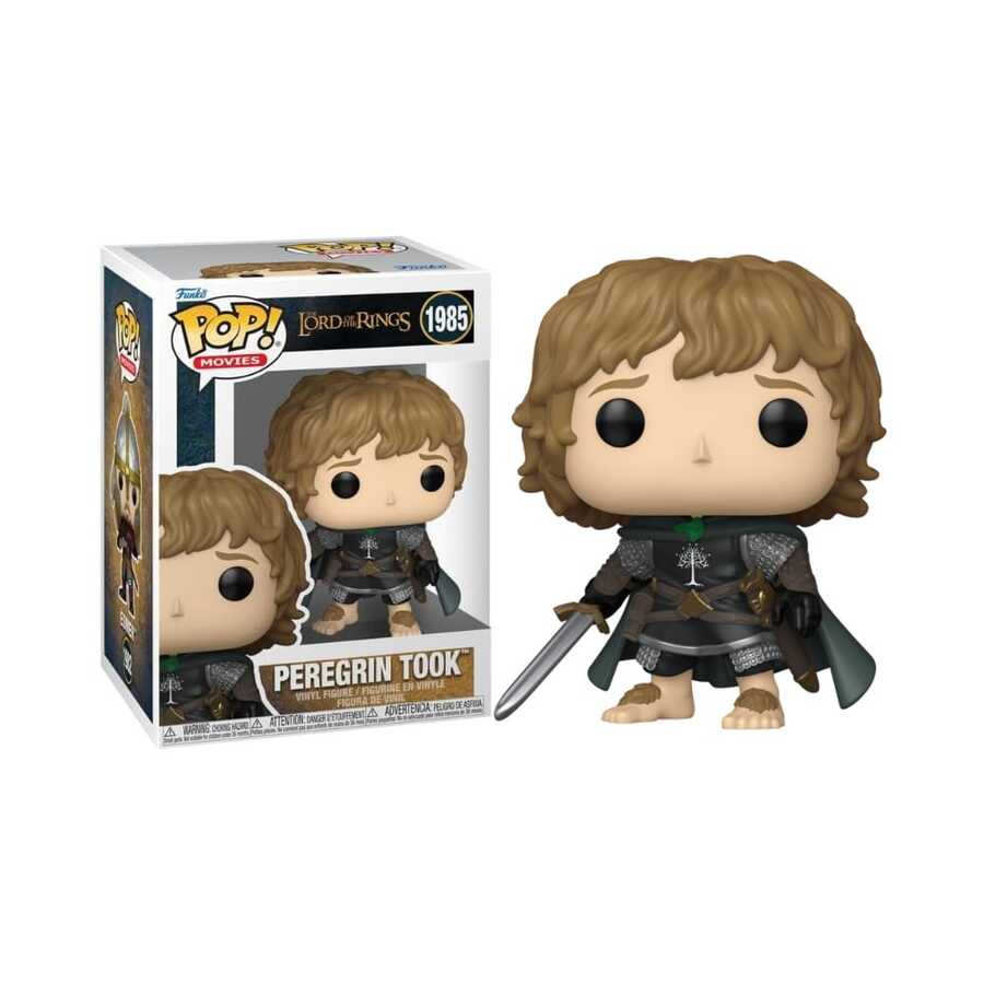 POP! DER HERR DER RINGE – PEREGRIN TOOK, 90313, OFFIZIELLER LIZENZIERTER SHOP, SPIELZEUG, PUPPEN, FIGUREN, EXPRESSVERSAND 24–48 STUNDEN AUF DER HALBINSEL, ORIGINAL, NEU, HOBBIT, FANTASY, MITTELALTER - Braun - Übersicht 1
