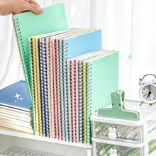 3本精美马卡龙螺旋笔记本 - 高品质A5简约风格日记本 - 鲜艳纯色笔记本，适合大学生 - 学校及办公用品 - A5双环螺旋笔记本 - 80页高品质书写垫 - 高中及大学必备学习用品 - 创意彩色笔记本套装 - 贴心的返校礼物 - 耐用PP封面，防水文具 - A5 - 查看 5