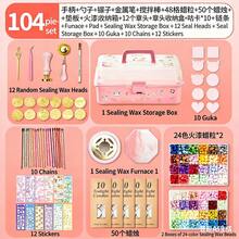 Hasbro Bộ dụng cụ đóng dấu sáp hoàn chỉnh, bao gồm con dấu sáp, hạt sáp, vật liệu niêm phong cho thiệp mời, phong bì, con dấu Tết Nguyên đán, đồ chơi. - Bộ - Xem 9