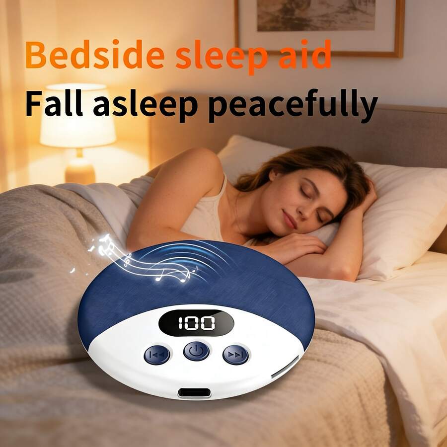 S4 无线睡眠音乐播放器，一款具备降噪功能的蓝牙音乐播放器，专为睡眠而设计。超薄床头音箱可置于枕下，轻巧的设计有助于更快入睡，睡得更深，营造理想的睡眠环境。