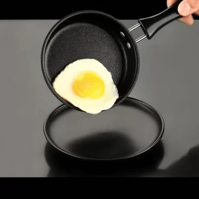Non-Stick Flat Bottom Frying Pan, Suitable For Pancakes, Steaks, Cast Iron Pans, Home Gas And Induction Cooktops, Egg Pan, Ham Pan, Seasoning Mixing Pan
