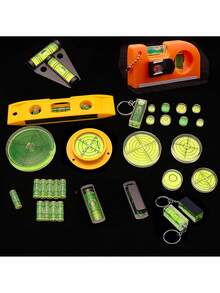 1 cái, thước thủy vuông, thước cân bằng nhỏ, thước đo độ nghiêng đa năng siêu nhỏ, thước thủy nhỏ bằng acrylic một vạch. - một - Xem 3