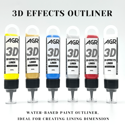 Bột nặn tạo hình 3D màu vàng kim dành cho nghệ sĩ - Gel tạo hình và vẽ đường nét dễ sử dụng, lý tưởng cho các dự án thủ công DIY, quà tặng Halloween & Giáng sinh, dụng cụ vẽ tranh.