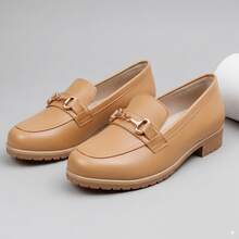 Women's Square Toe Loafer Shoe - Original - Camel - View 2