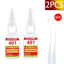 LOOLIFL 全新升级版 401 超级氰基丙烯酸酯胶水（1-5 支装），5 秒速干，防水、稳定且用途广泛的粘合工具 - BG401 - 查看 8