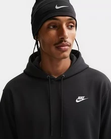 Áo sweatshirt dài tay Nike Club dành cho nam, kiểu dáng thời trang, đơn giản, thân thiện với da và đa năng, màu đen. - màu đen - Xem 8