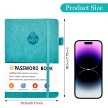 Sổ tay 136 trang: Sổ mật khẩu, Sổ địa chỉ, Sổ số điện thoại, Sổ ghi chú ngày lễ. - B6 - Xem 2