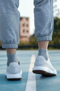 Nike Hyperdunk 2017 百搭舒適 抓地 低筒 籃球鞋 男款 白綠色 - 灰色 - 查看 9