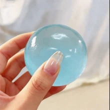 1个水晶大苹果造型挤压玩具，慢回弹减压玩具，超薄可塑性奶油质感手工挤压球，柔软可爱 - 彩色 - 查看 10