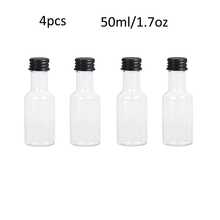 35/4个可重复使用的迷你毕业纪念酒瓶，带瓶盖和2个漏斗，适合毕业派对饮品和果汁吧，可用作毕业照道具，适合毕业旅行、班级纪念品、户外班级烧烤派对、家庭聚会和桌面装饰。 - 無色 - 查看 9
