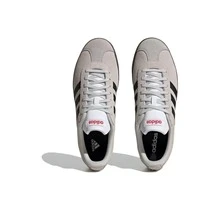 adidas Vl Court Classic 復古T頭鞋 舒適百搭 耐磨 低筒 德訓鞋 男女同款 灰黑色 - 白色 - 查看 4