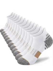 3 Pairs Men's Sports Ankle Socks, Low-Cut Athletic Socks With Reinforced Heel & Toe, Suitable For Running, Gym Workout & Training, Available In Multi-Pack & Multiple Colors - Multicolor - View 9