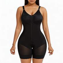 Women's Shapewear, Tummy Control And Butt Lifter Shaper For Women, Waist Control, With Zipper Crotch And Detachable Shoulder Straps, Elastic Description - Nhiều màu - Xem 9