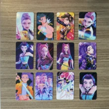 DOBBLE 30张K-Pop动漫全息卡片，2D猎人游戏收藏卡片，生日礼物 - 彩色 - 查看 2