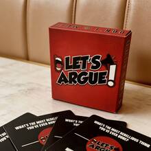 Let's Argue Card Game – Fun Debate & Discussion Game For Teens & Adults | Best Party Game For Friends, Couples, And Game Night With Family - Red - View 2