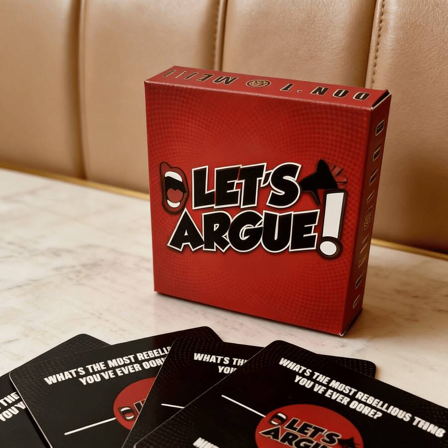 Let's Argue Card Game – Fun Debate & Discussion Game For Teens & Adults | Best Party Game For Friends, Couples, And Game Night With Family