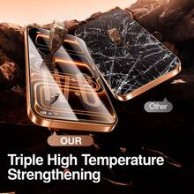 CASECOPS Pack Of 2 Ultra HD Tempered Glass Full Coverage Screen Protector Compatible With IPhone 17 Pro Max/17 Pro/17/17 E/16 Pro Max/16 Pro/16/16E/16/15 Pro Max/14 Pro/13 Pro Series, Made Of Tough Tempered Glass, Sensitive Touch Ultra-Thin Design Precise Fit Ultra-Thin Protection Film, Anti-Fingerprints, High-Definition, Touch Sensitive, Long-Lasting Protection - 2pcs - View 2