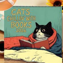 2026 Cat Calendar 12 Monthly Cats Wall Calendar 2026 Planner Funny Family Planner - Nhiều màu - Xem 8