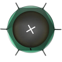 Fritidstrampolin - Grön - Visa 1