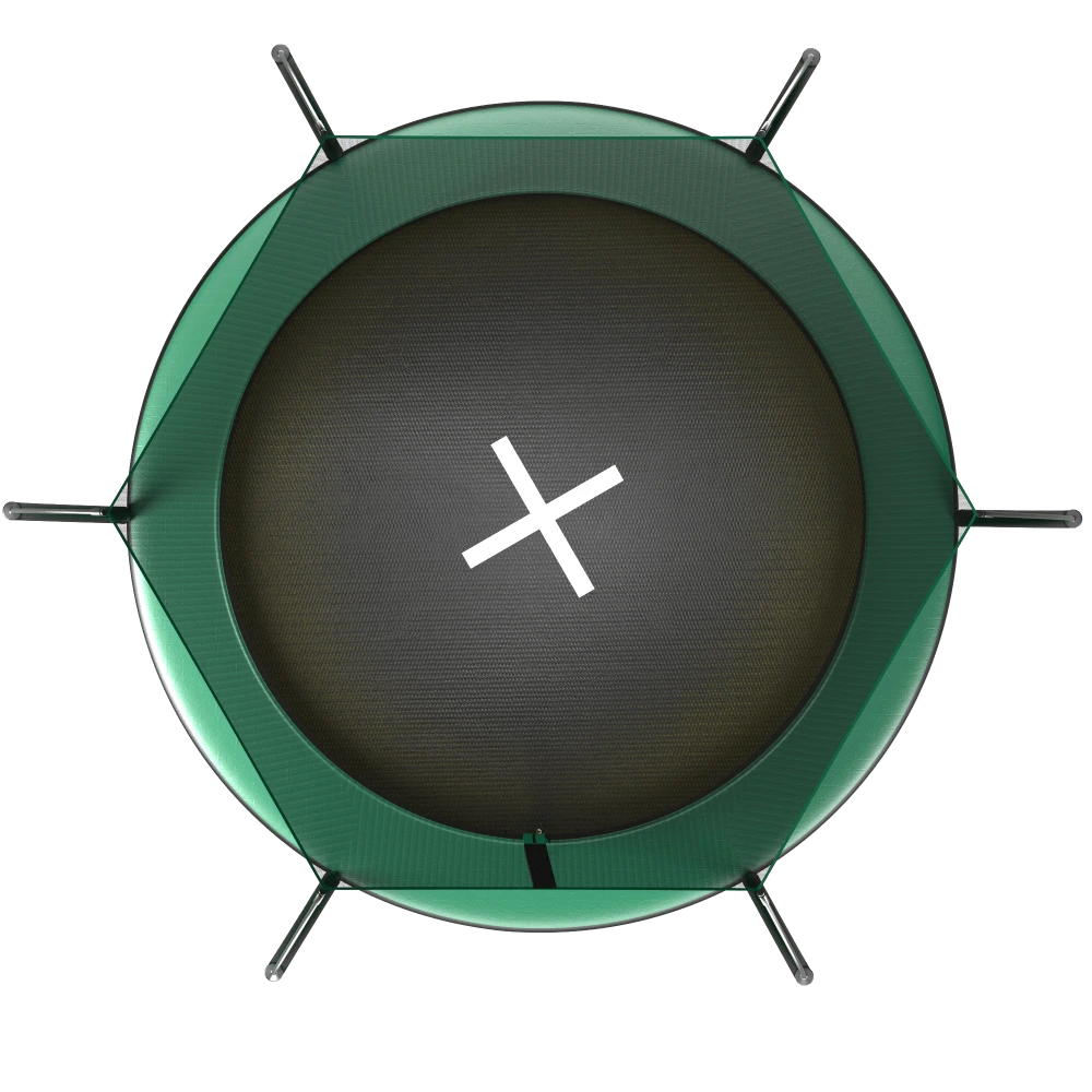 Fritidstrampolin - Grön - Visa 1