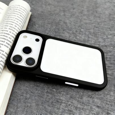 DECOPHONE 极简主义亚克力透明防震保护手机壳，带电镀按键，兼容苹果17、17 Pro、17 Pro Max、16、16 Pro、16 Plus、16 Pro Max、15 Pro、15 Pro Max；具有如皮肤般高级的触感，并增强了跌落保护。