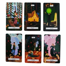 Set Of 78 Woodland Fairy Tale Tarot Style Cards, Nature Art Card Game For Beginners - Multicolor - View 4