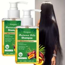 Batana Oil Shampoo,With Rosemary Leaf Oil And Batana Oil, Hydrates And Fortifies Hair, Cleanses The Scalp, Repairs Damage, Gives Hair A Natural Shine And Smooth Feel, Suitable For All Hair Types, Perfect Gift For Friends And Family - 綠色 - 查看 7