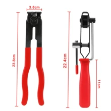 Allsome 1件/2件套CV接头防尘罩卡箍钳CV接头耳卡箍带工具套装，适用于车辆、ATV、UTV防尘罩卡箍 - A - 查看 7