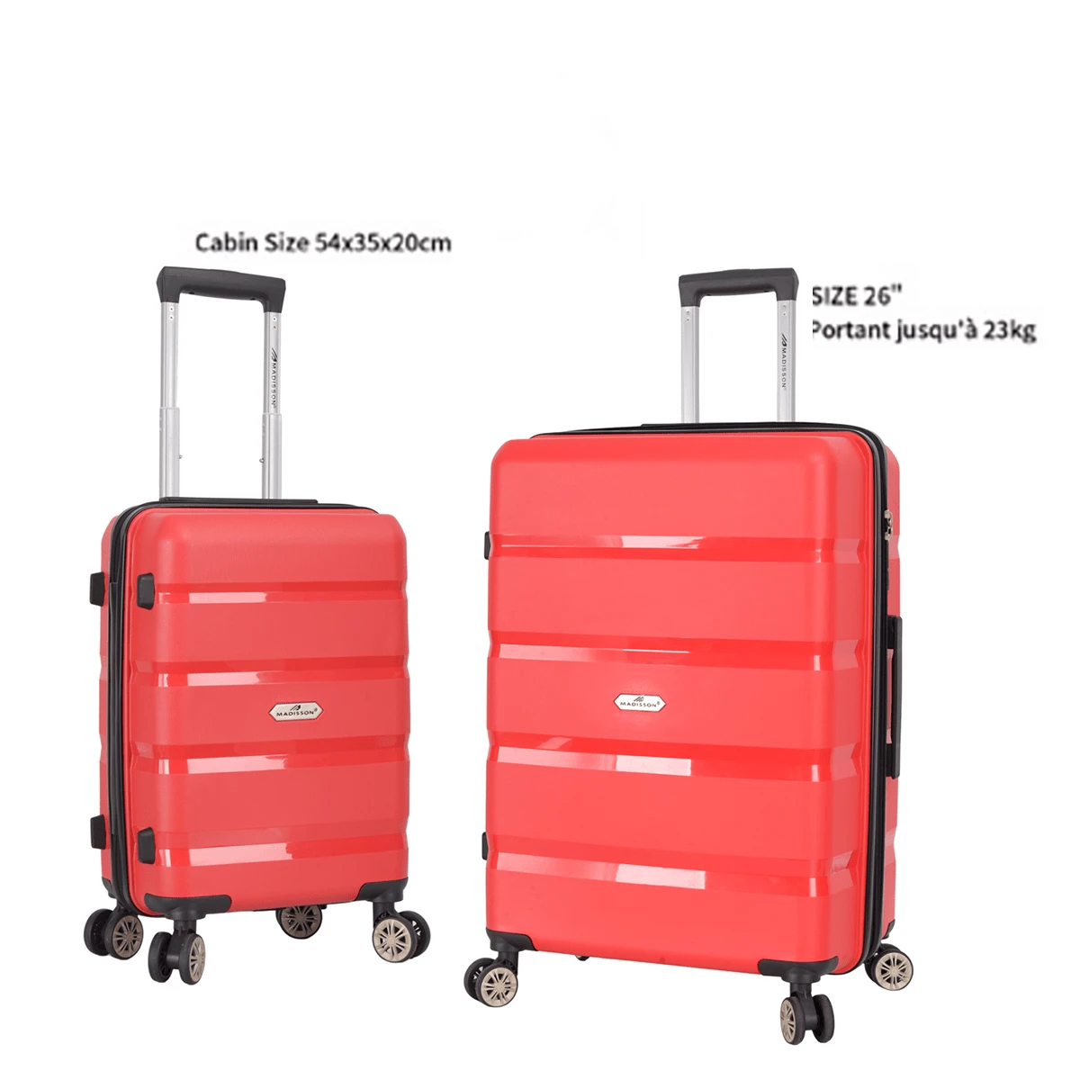MADISSON Luggage Sets - Red - View 1