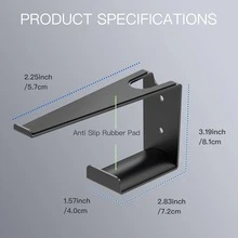 Compatible con Soporte de Pared para Estación de Carga DualSense de , Soporte de Pared de Metal Resistente para Estación de Control, Almacenamiento de Auriculares y Gestión de Cables, Organizador de Configuración de Juego Limpia - Ver 5