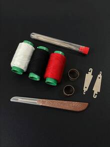 34pcs Sewing Tool Kit, Multi-Size Hand Sewing Needles Set With Threader/Thimble/Seam Ripper/Sewing Thread/Needle Case, Suitable For Clothing Repair, DIY Sewing, Embroidery, Household Daily Use - Hand Sewing Needle Set - View 4