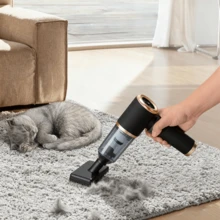 Portable Wireless Vacuum Cleaner High-Power Mini Vacuum, 4-In-1 Compressor Air Blower And Pump Handheld Vacuum With Brushless Motor Suitable For Car, Home, Office, Camping, Computer Keyboard Laptop Dust Cleaning Tool - Cordless - View 1