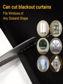 这款可定制的遮光门帘可根据个人尺寸量身定制，配备魔术贴，既可作为临时遮光帘，又高效实用。它采用全遮光面料，具有卓越的遮光、隔热和防紫外线功能。安装无需钻孔，适用于卧室和窗户遮光。安装简便。 - 遮陽簾 - 查看 9