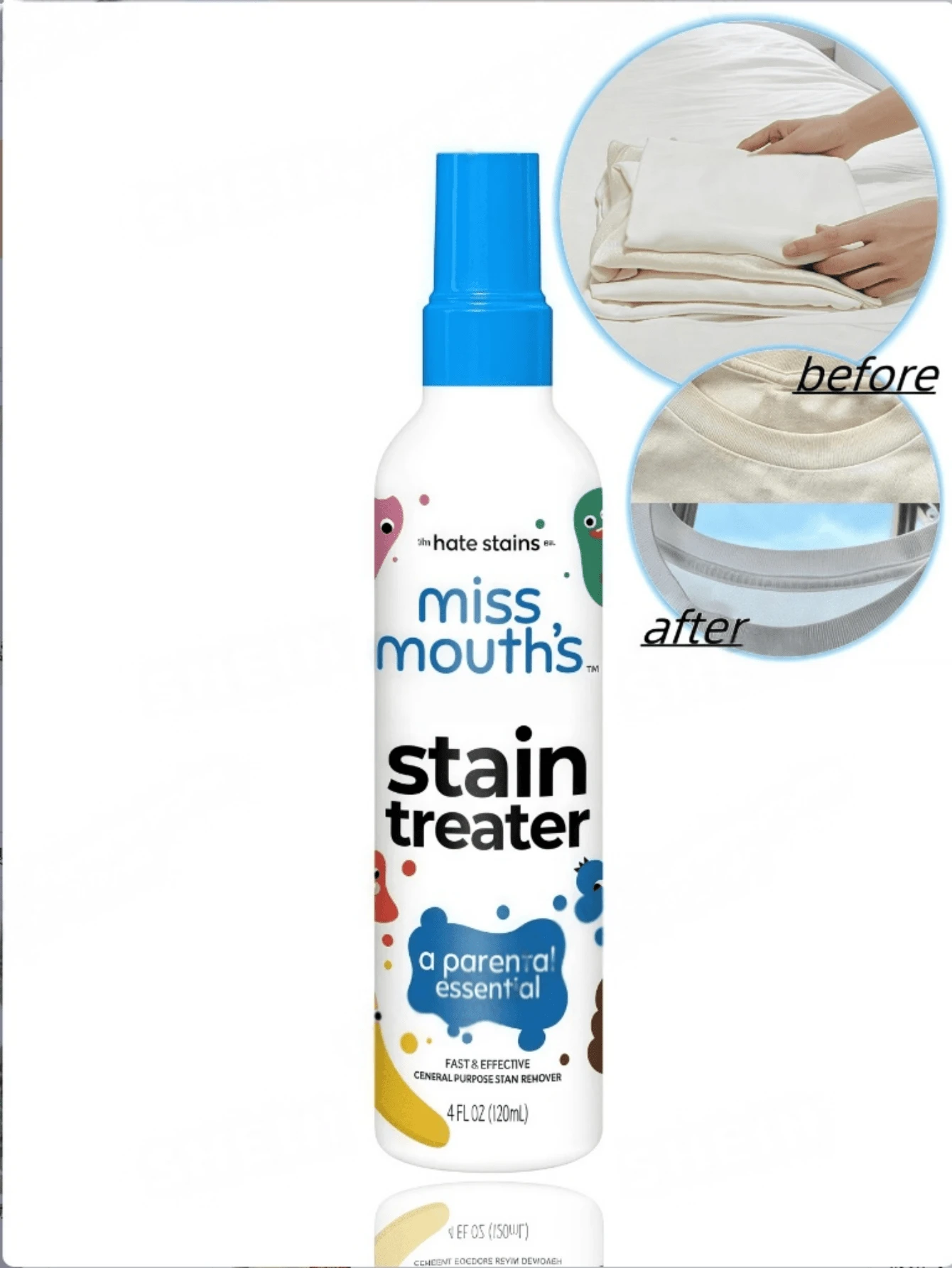 Clothing Stain Remover Spray, Gentle Refreshing Clean And Fragrant Softening Spray For Clothing - One Size - View 1