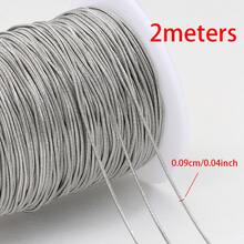 2m Stainless Steel Snake Bone Chain, Gold Round Snake Chain For Necklace, Bracelet, Jewelry DIY - Chain - View 8