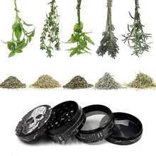 1个骷髅头造型四层手动研磨器，50毫米研磨头，可拆卸可清洗，高端礼品，送给女朋友、男朋友、父母的最佳选择 - 查看 4