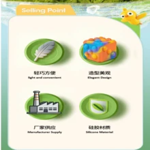 挤压玩具老鼠先锋3D减压硅胶泡泡指尖球 - 彩色 - 查看 2