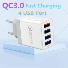 USB C Fast Charger, Universal Fast Charger, 4-Port USB/18W Fast Charging, Multi-Port Power Adapter Compatible With IPhone 14/15/16/17 Pro Max, Tablets/Galaxy S25/S25 Ultra/S24/S24 Ultra - EU C Type Plug(220-240V) - View 2