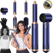 ATOPSKINS Automatic Curling Hair Styler - Brushless Motor | Salon-Grade Curling/Straightening | Christmas & New Year Gift Set, Travel Essential, Suitable For All Hair Types (Green/Blue) - Multicolor - View 16