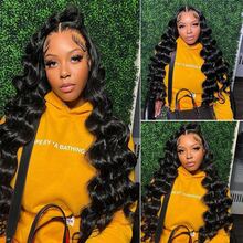 NARNI Hidden Strap 360 Lace Front Wigs Human Hair Pre Plucked Body Wave 360 Full Lace Wigs Human Hair For Women 250% Density 13x4 13x6 HD Lace Frontal Wigs Human Hair 5x5 Wear And Go Glueless Human Hair Wig Black Color - Natural Black - 查看 9